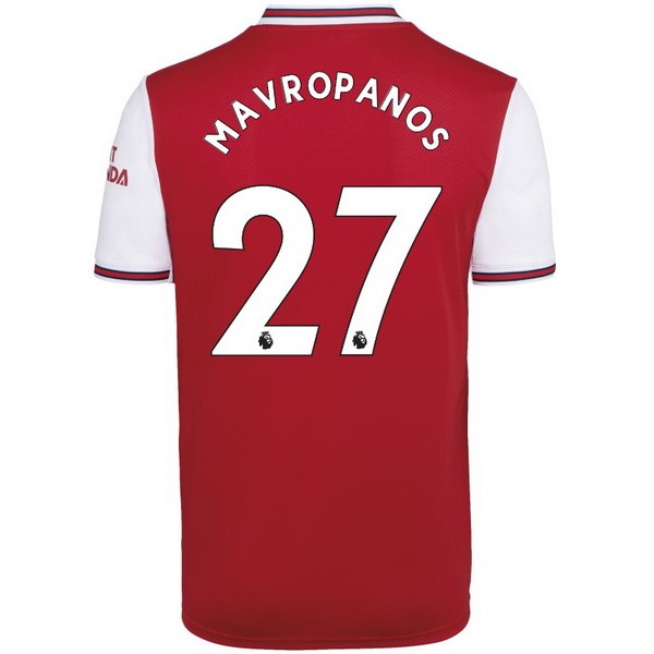Camiseta Arsenal NO.27 Mavropanos Primera equipo 2019-20 Rojo